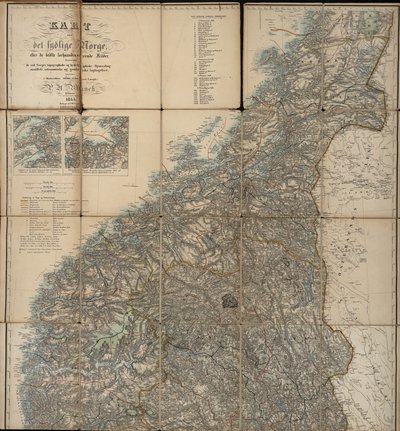 Art Over Southern Norway, Northern Sheet by P.A. Munch
